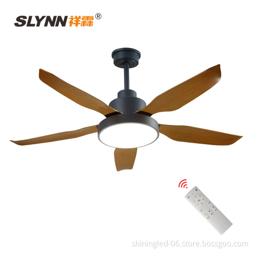 SLYNN Brand Chandelier Fan - Remote Control Ceiling Fan for Living Room, Dining Room, Bedroom